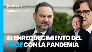 Federico a las 8 La trama de Ábalos y otros ministros del PSOE enriqueciéndose con la pandemia [upl. by Atteuqcaj]