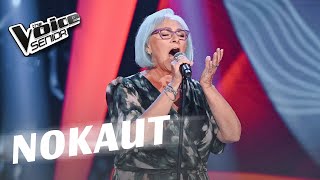 Małgorzata Kraszkiewicz  „Santa Maria de la mer”  Nokaut  The Voice Senior [upl. by Nosnor657]