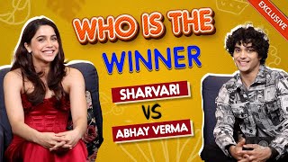 Dumb Charades Challenge Ft Sharvari Wagh Vs Abhay Verma  Who will Win [upl. by Bolitho]