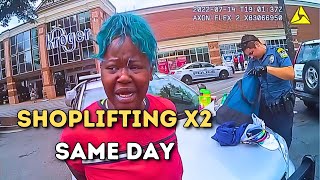 Woman Caught Shoplifting At Kroger amp Burlington Tries The Craziest Thing to Get Out Of Jail [upl. by Euqnom]