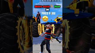 Music player play in free fire☢️🤪😂 freefire funnyshorts shortsfeed [upl. by Ymmik]