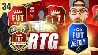 FUT CHAMPIONS WEEKLY REWARDS  Road To Fut Champions  fifa 17 ultimate team 34 [upl. by Nitsruk]