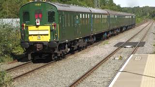 Hastings Diesels Unit 1001 on The Glevum DEMU Railtour [upl. by Nelyag962]