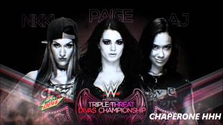 WWE Night Of Champion 2014 Match Card Paige Vs Nikki Vs Aj Lee [upl. by Lada]