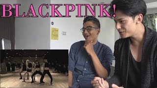 BLACKPINK Dance Practice Video REACTION WHOS THE BLONDE [upl. by Sheley]