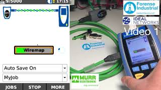 VÍDEO 1 NAVITEK IE VERIFICAR CABLE Y CONECTOR PROFINET o ethernet [upl. by Neraa]