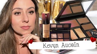 NEW KEVYN AUCOIN MAKEUP UNBOXING  FIRST IMPRESSIONS [upl. by Ahsinelg]