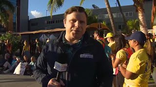 Nurses demonstrate outside of Kapiolani Medical Center as lockout enters 10th day [upl. by Blaze]