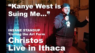 Christos Stand Up Comedy  Kanye West Suing Me Strangest Set Ever  Live at Ithaca Comedy Festival [upl. by Janeen84]