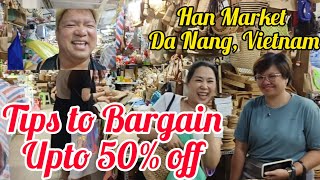 DIY TRAVEL VLOG VIETNAM  TIPS on how to Bargain in Night Market  Han Market Da Nang Vietnam diy [upl. by Aneg376]