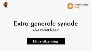 Livestream Generale Synode Protestantse Kerk Nederland [upl. by Armstrong809]