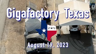 quotCar Washquot Tesla Gigafactory Texas 8192023 856AM [upl. by Keeley289]