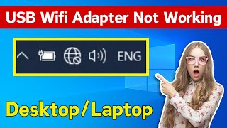 Fix USB Wifi Adapter Not Working Windows 10 Laptop  Wifi Adapter Not Showing Problem Windows 10 PC [upl. by Bergmans317]