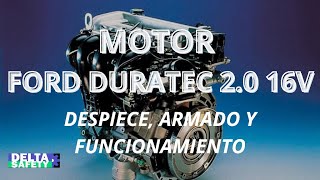 Motor FORD DURATEC 20 16V despiece armado y funcionamiento [upl. by Otero]