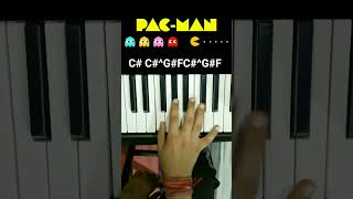 PacMan Theme Song  Piano Tutorial  pianolessons pianotutorial shorts [upl. by Nwahsyar]