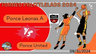 PR LITTLE LampL 2024 U1112 Ponce Leonas A vs Ponce United [upl. by Ahsuoj907]