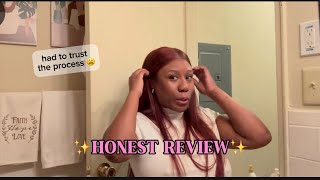 OQ HAIR REVIEW  Reddish Brown Wear Go Glueless Wig [upl. by Memory]