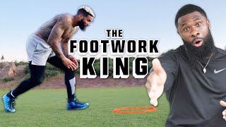 How NFL Players Train to Become ELITE Meet the Footwork King [upl. by Nolyk732]