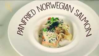 Recipe Panfried Norwegian Salmon [upl. by Bendicty]