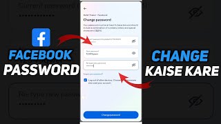 How To Change Facebook Password  Facebook Password Change Kaise Kare [upl. by Bink]