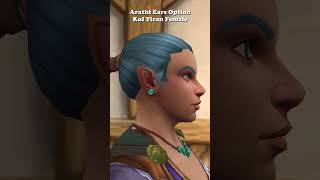 Arathi Ear Option for Human and Kul Tiran Patch 1107 WOW [upl. by Esyned]