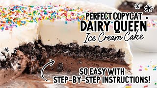 Copycat Dairy Queen Ice Cream Cake [upl. by Anelys984]