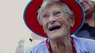 This 100yearold lady has THE BEST LAUGH [upl. by Ahseihs]