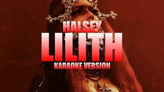 Lilith  Halsey Instrumental Karaoke KARAOKampJ [upl. by Egas]