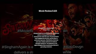 Singham Again Movie Review  Short  Filmyvibe [upl. by Asetal]