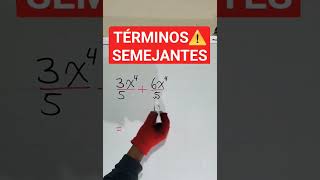 TERMINOS SEMEJANTES con FRACCIONES  Supér facíl [upl. by Zashin]