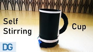 How to make a Self  Stirring Cup  Stirs anything instantly [upl. by Atiana80]