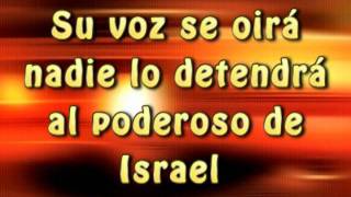 El Poderoso De Israel Pista Letra  Juan Carlos Alvarado [upl. by Talmud]