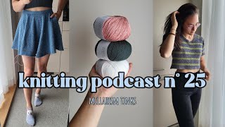 THE skirt has a name and were having a birthday giveaway  knitting podcast ep 25 [upl. by Tsan]