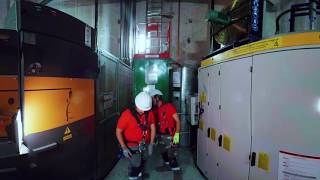 En el interior de un aerogenerador  Inside a wind turbine  ACCIONA [upl. by Therine]