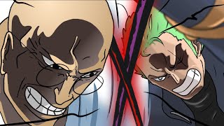 ZORO VS GOROSEI NUSJURO Fan animation  One Piece chapter 1117 [upl. by Botnick]