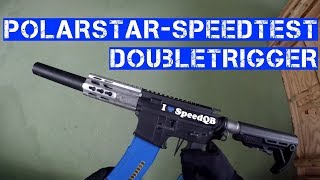 Airsoft DOUBLETRIGGER Speedtest  Polarstar FE [upl. by Adimra554]