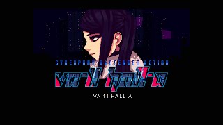 VA11 HallA Cyberpunk Bartender Action  Story Trailer [upl. by Arramas]