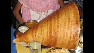 World Biggest Size Dosa  70mm dosa  Big Size Crepe Recipe  STREET FOOD  FOOD amp TRAVEL TV [upl. by Wren]