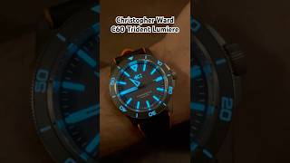 Christopher Ward C60 Trident Lumiere Black on 675quot17cm wrist watch wristwatch christopherward [upl. by Ahsital]