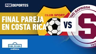 🔥 HEREDIANO VS SAPRISSA  Una final pareja en Costa Rica  GolXGol [upl. by Neala]