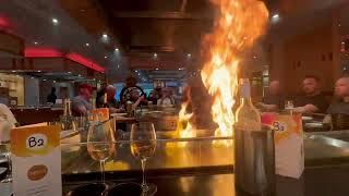 Sapporo Teppanyaki Fire Show [upl. by Caralie]