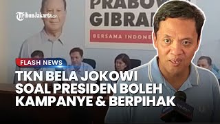 Kubu PrabowoGibran Bela Jokowi Tidak Ada Larangan Bagi Presiden untuk Kampanye [upl. by Opportuna880]