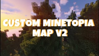 CUSTOM MINETOPIA MAP DOWNLOAD  V2 [upl. by Sokil]