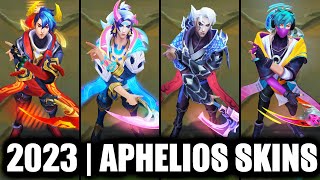 ALL APHELIOS SKINS SPOTLIGHT 2023  League of Legends [upl. by Germaun]