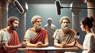 Interview with Roman playwrights Seneca Plautus and Terence [upl. by Ezar]