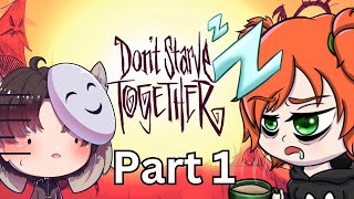 Starving and surviving with alicefubmils  Dont starve together First play though  Part 1 [upl. by Enelkcaj]