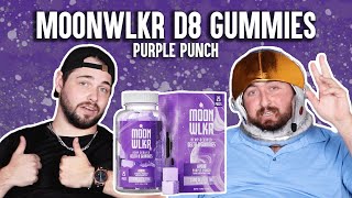 MOONWLKR Delta8 Gummies Purple Punch Review [upl. by Ailefo859]