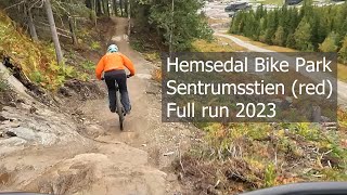 Hemsedal Bike Park Sentrumsstien red trail [upl. by Abshier763]