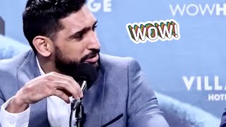 Amir khan tries to accuse Kell brook of being a RACIST  POPPADOM CHIN😱 [upl. by Akenal686]