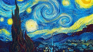 Animated Van Gogh  Beethoven Moonlight Sonata [upl. by Rue]